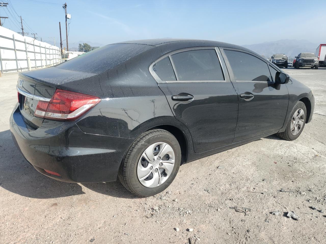 2015 Honda Civic VIN 19XFB2F55FE240017 Copart auction photo, all over damage thumbnail 3