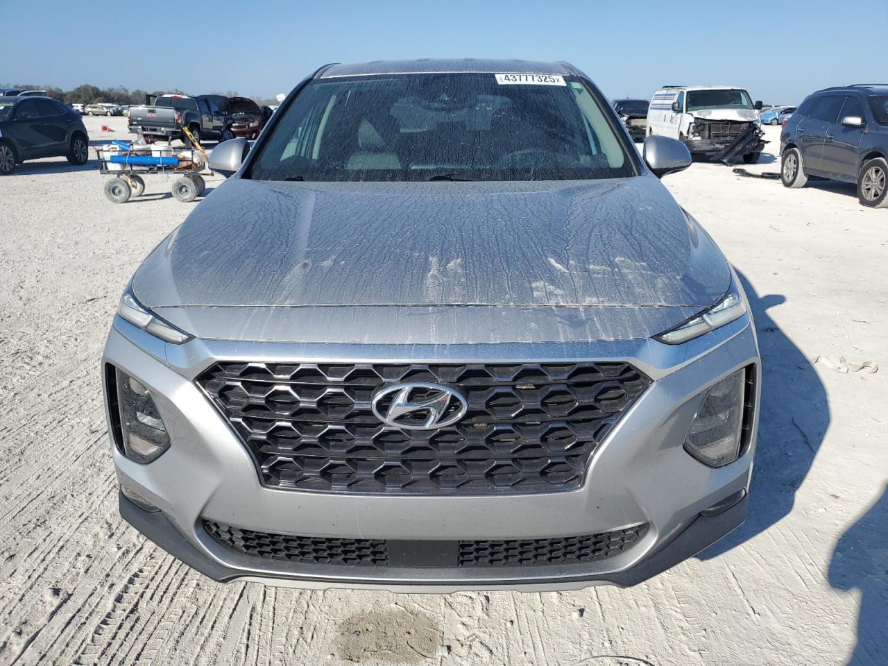 2020 Hyundai Santa Fe VIN 5NMS33AD2LH212213 Copart auction photo, side damage thumbnail 5