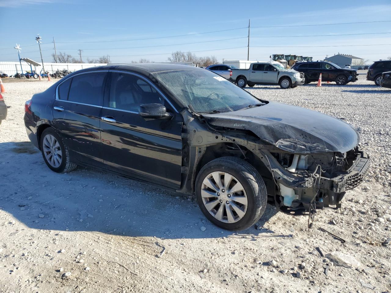 2015 Honda Accord VIN 1HGCR3F88FA019966 Copart auction photo, all over / hail damage thumbnail 4