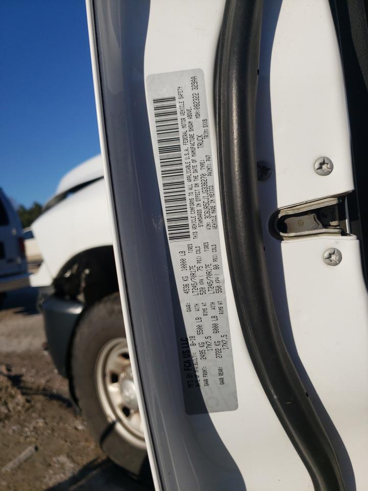 2018 RAM 2500 VIN 3C6UR5CJ1JG336270 Copart auction photo, front end damage thumbnail 12