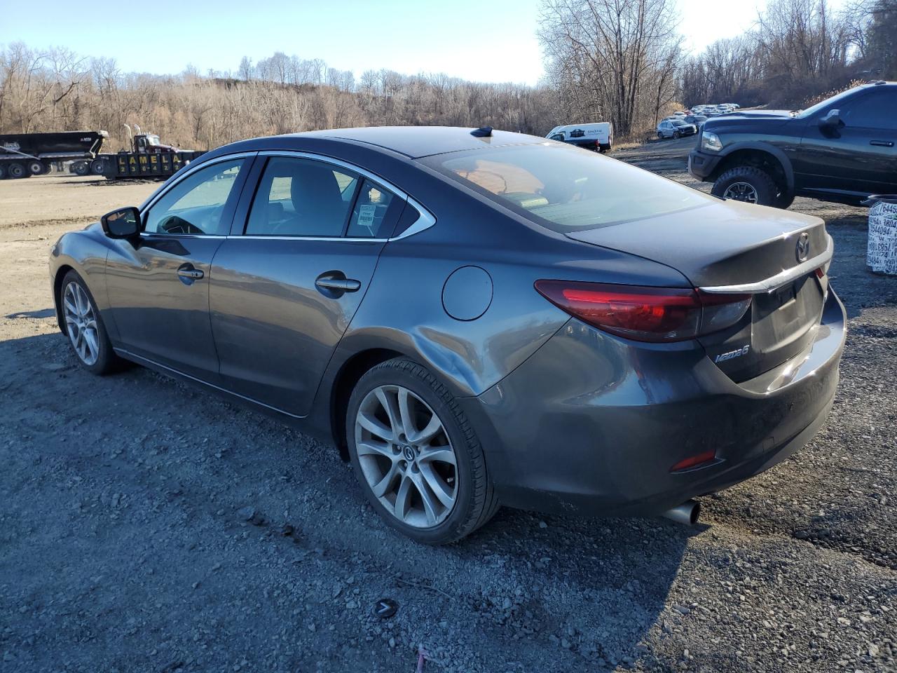 2017 Mazda 6 VIN JM1GL1V56H1142634 Copart auction photo, side / minor dent/scratches damage thumbnail 2