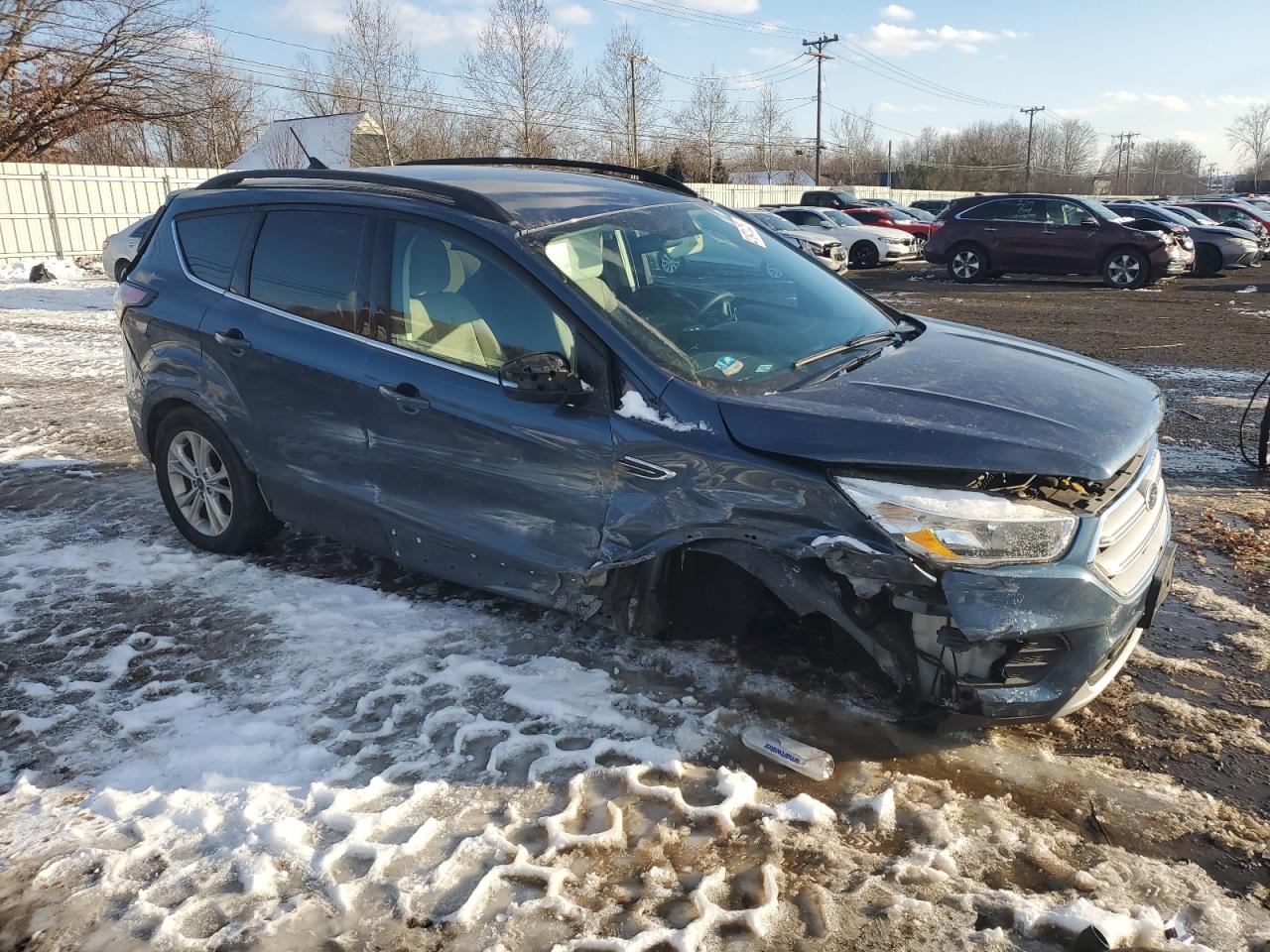 2018 Ford Escape VIN 1FMCU9GD6JUA45979 Copart auction photo, all over / undercarriage damage thumbnail 4