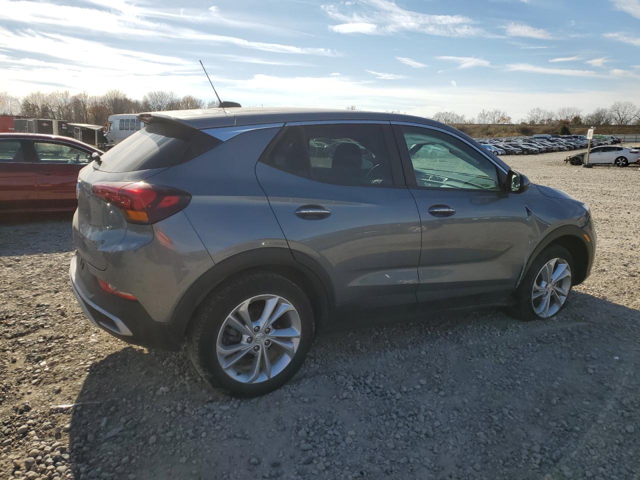 2021 Buick Encore VIN KL4MMBS25MB135396 Copart auction photo, side damage thumbnail 3