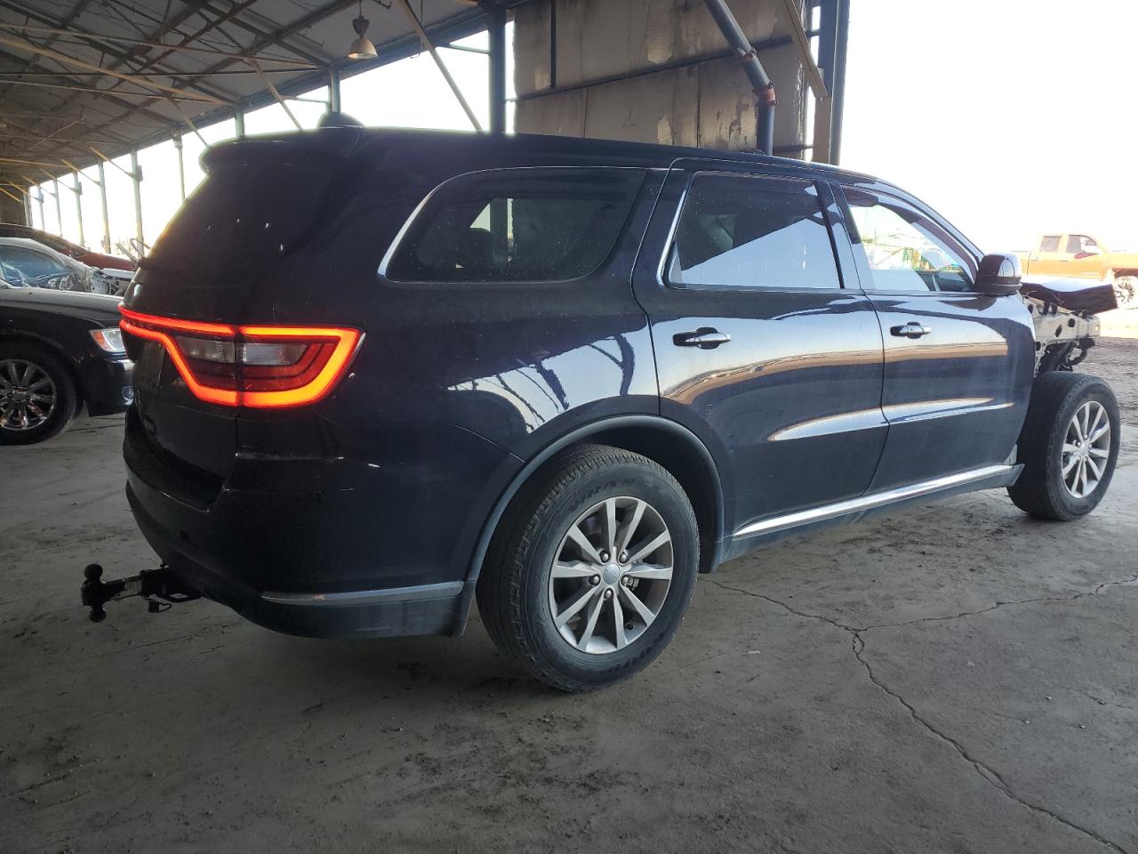 2018 Dodge Durango VIN 1C4RDHAG1JC329229 Copart auction photo, front end damage thumbnail 3
