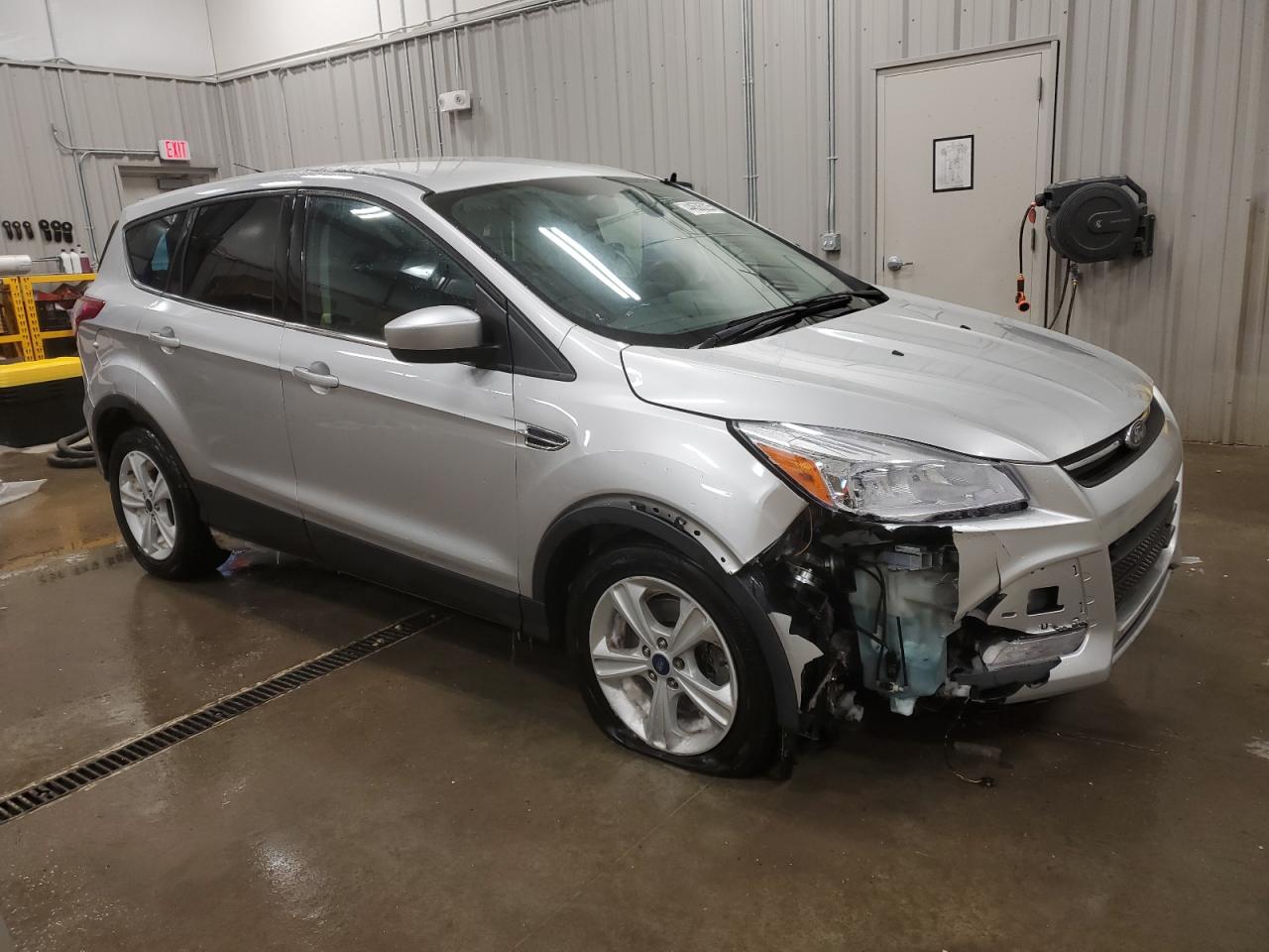 2014 Ford Escape VIN 1FMCU0GX7EUD32727 Copart auction photo, side / front end damage thumbnail 4