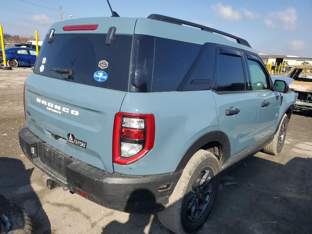 2022 Ford Bronco VIN 3FMCR9B67NRD03675 Copart auction photo, front end / minor dent/scratches damage thumbnail 3