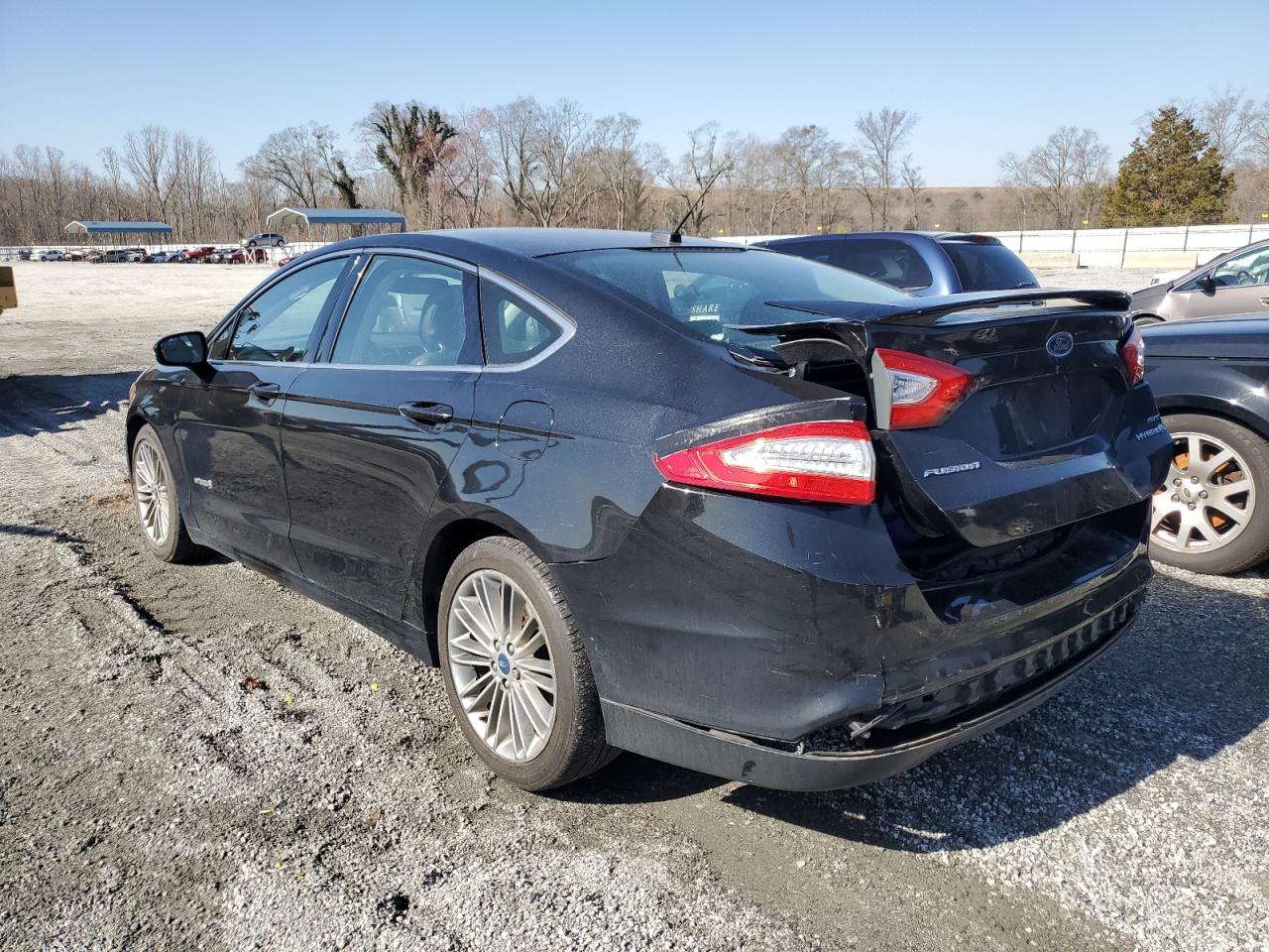 2013 Ford Fusion VIN 3FA6P0LU5DR266811 Copart auction photo, rear end damage thumbnail 2