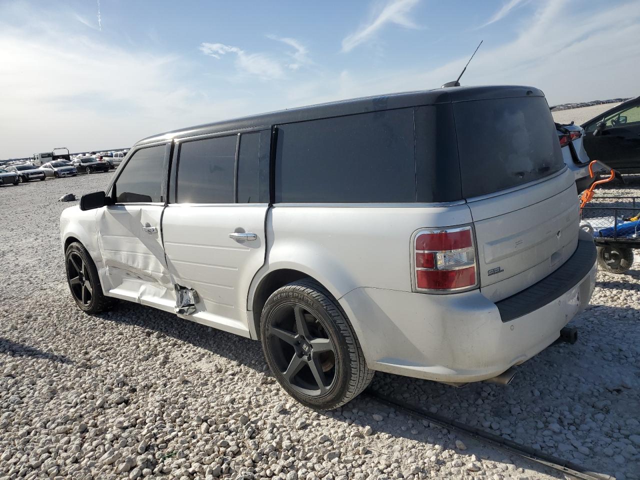 2015 Ford Flex VIN 2FMGK5C8XFBA20167 Copart auction photo, side damage thumbnail 2