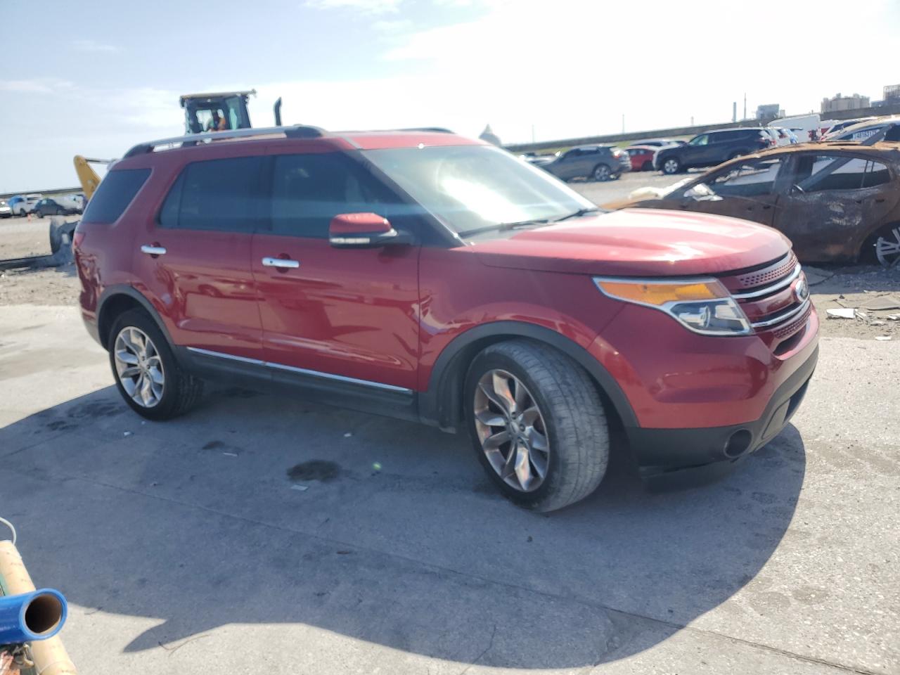 2015 Ford Explorer VIN 1FM5K7F81FGC57895 Copart auction photo, front end damage thumbnail 4