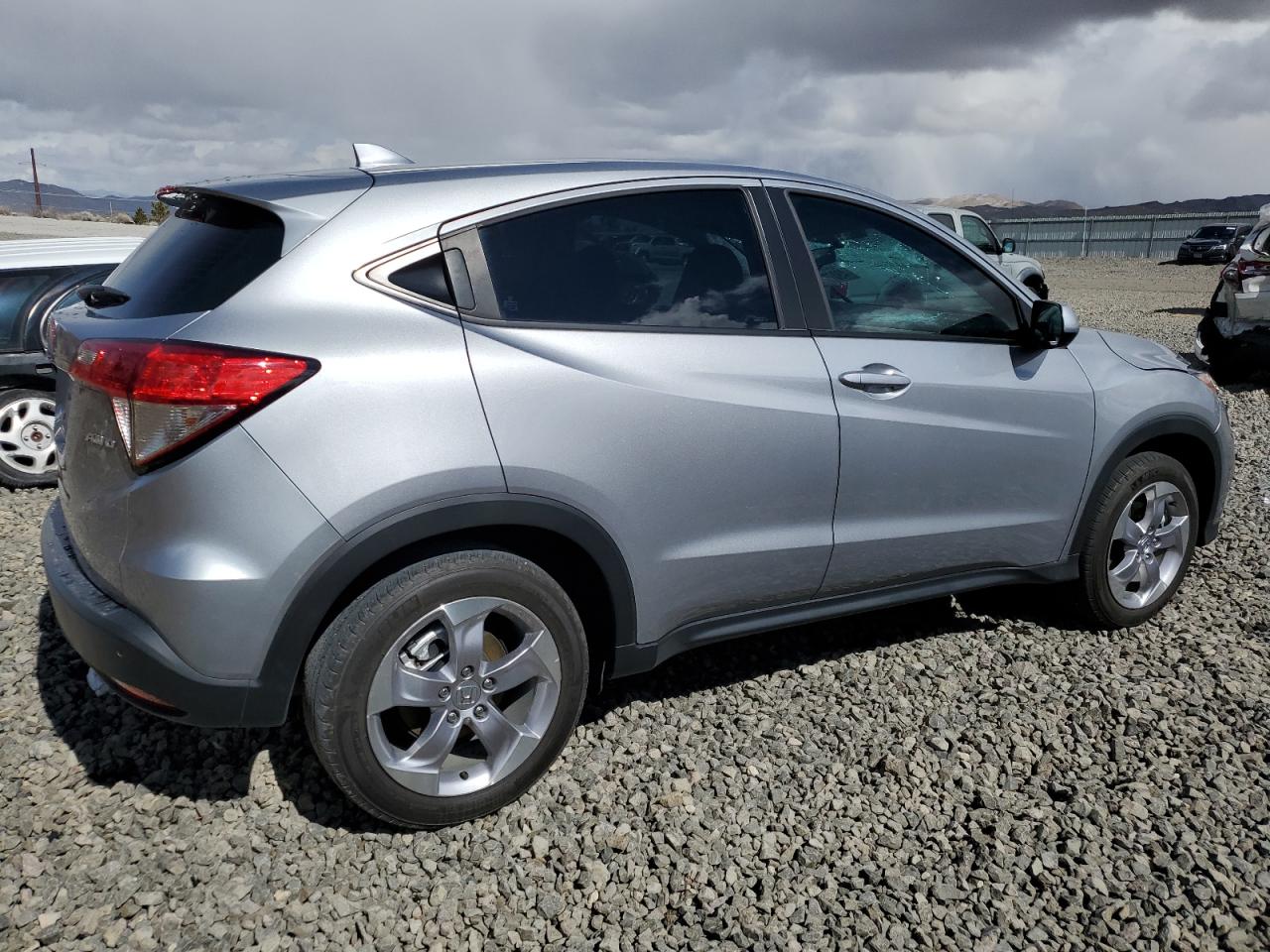 2022 Honda HR-V VIN 3CZRU6H30NM731765 Copart auction photo, top/roof damage thumbnail 3