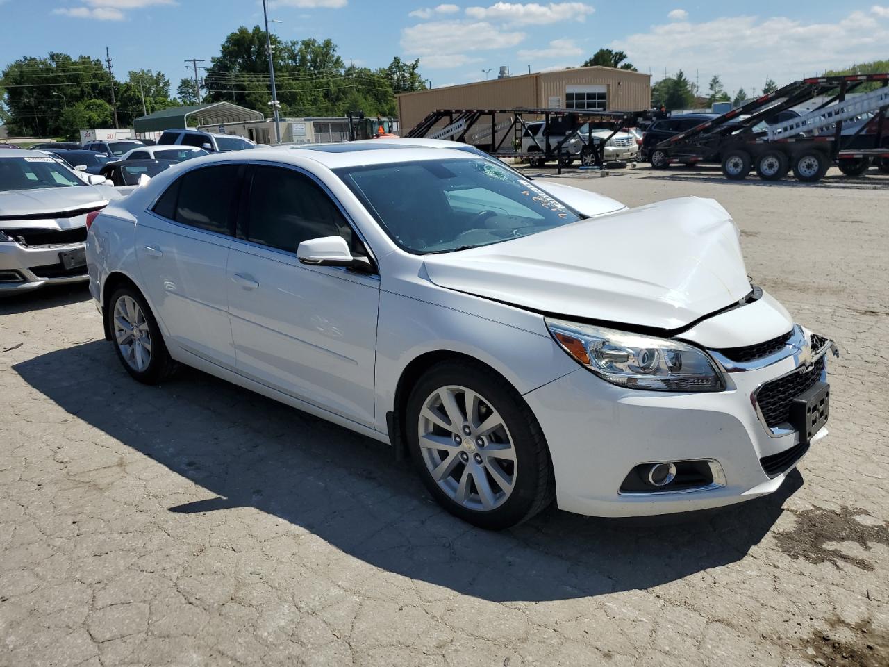 2015 Chevrolet Malibu VIN 1G11D5SL5FF209679 Copart auction photo, front end damage thumbnail 4