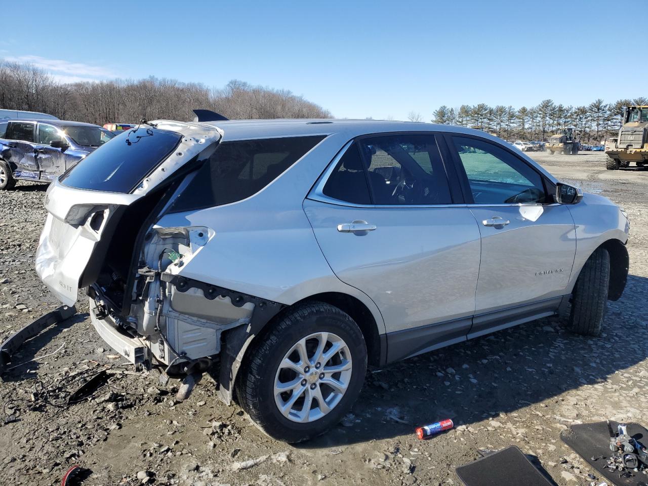 2018 Chevrolet Equinox VIN 2GNAXSEV0J6164574 Copart auction photo, front end / rear end damage thumbnail 3