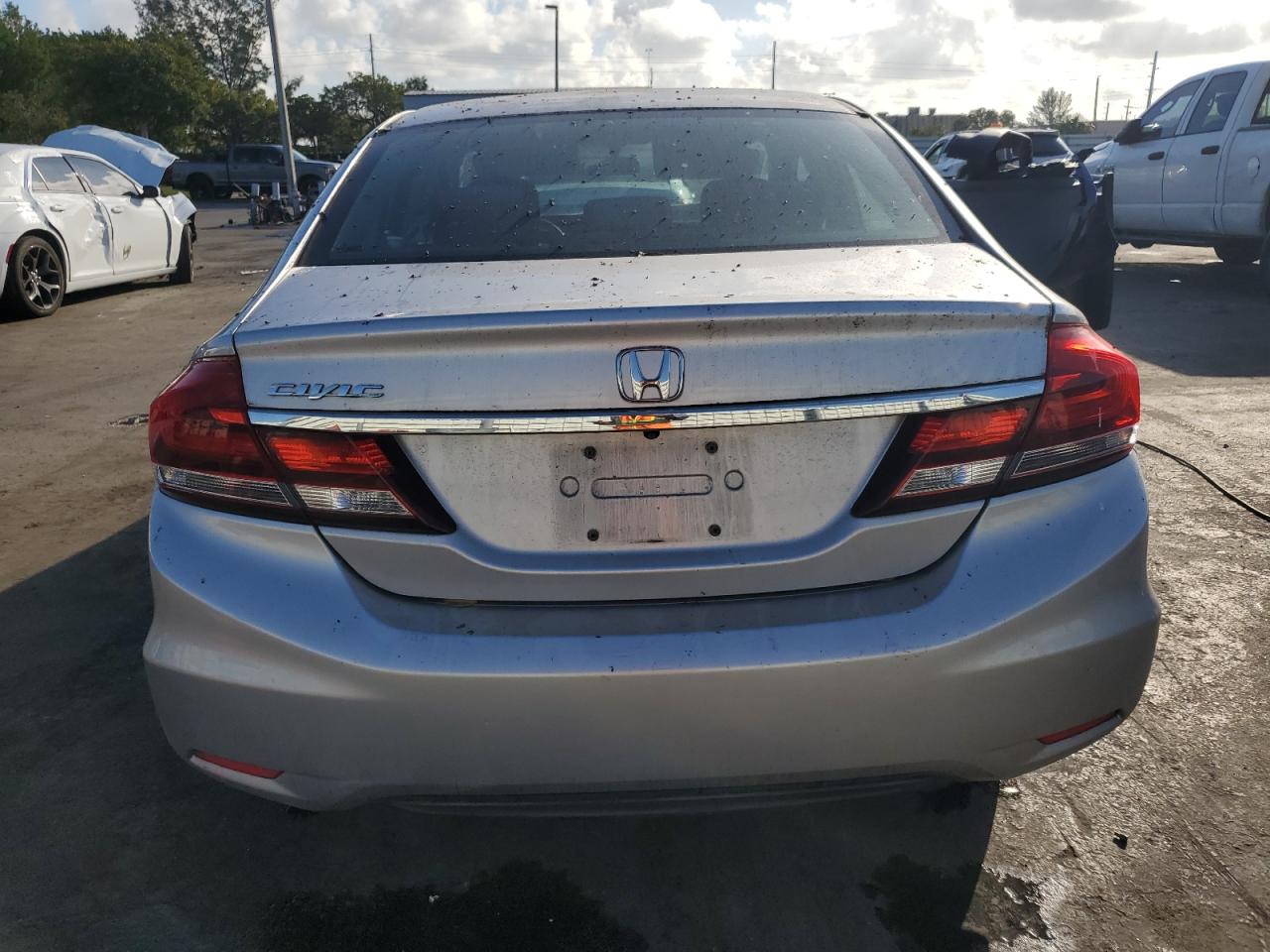 2013 Honda Civic VIN 19XFB2E59DE081310 Copart auction photo, front end damage thumbnail 6