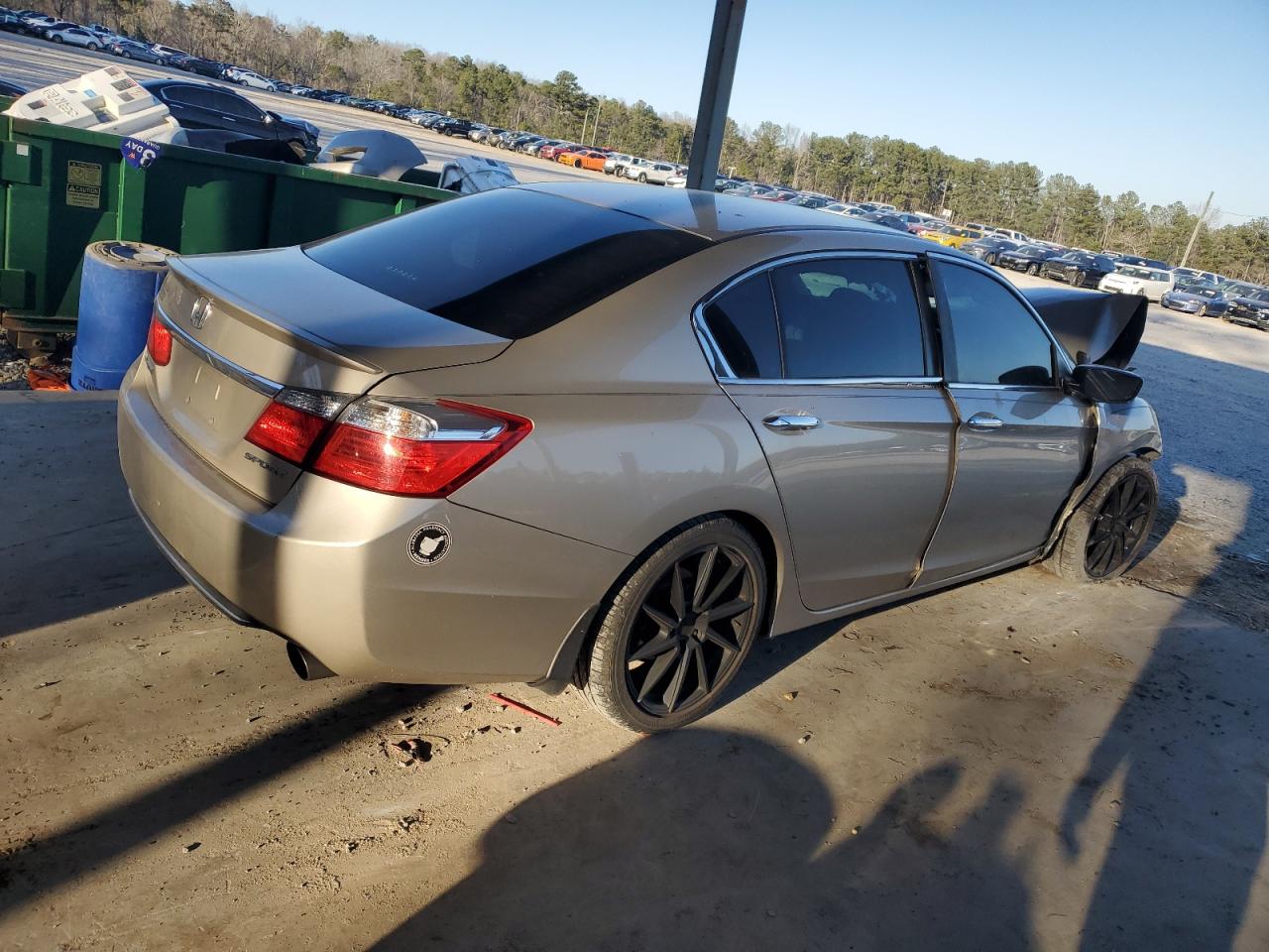 2014 Honda Accord VIN 1HGCR2F50EA044133 Copart auction photo, front end damage thumbnail 3
