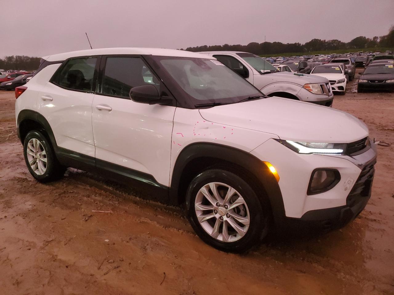 2021 Chevrolet TrailBlazer VIN KL79MNSL9MB032937 Copart auction photo, front end / side damage thumbnail 4