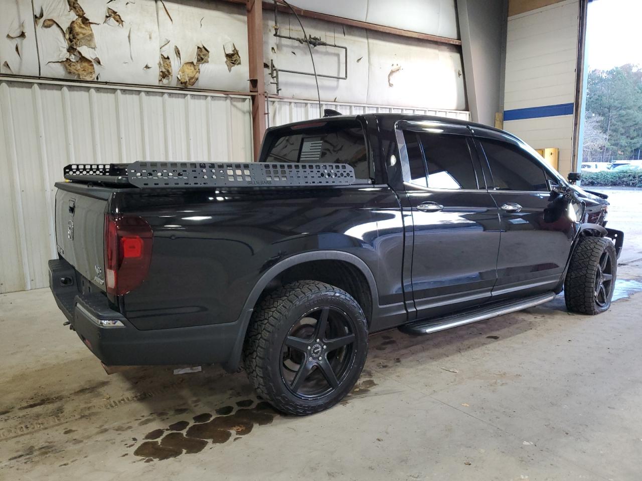 2018 Honda Ridgeline VIN 5FPYK3F74JB011175 Copart auction photo, front end / undercarriage damage thumbnail 3