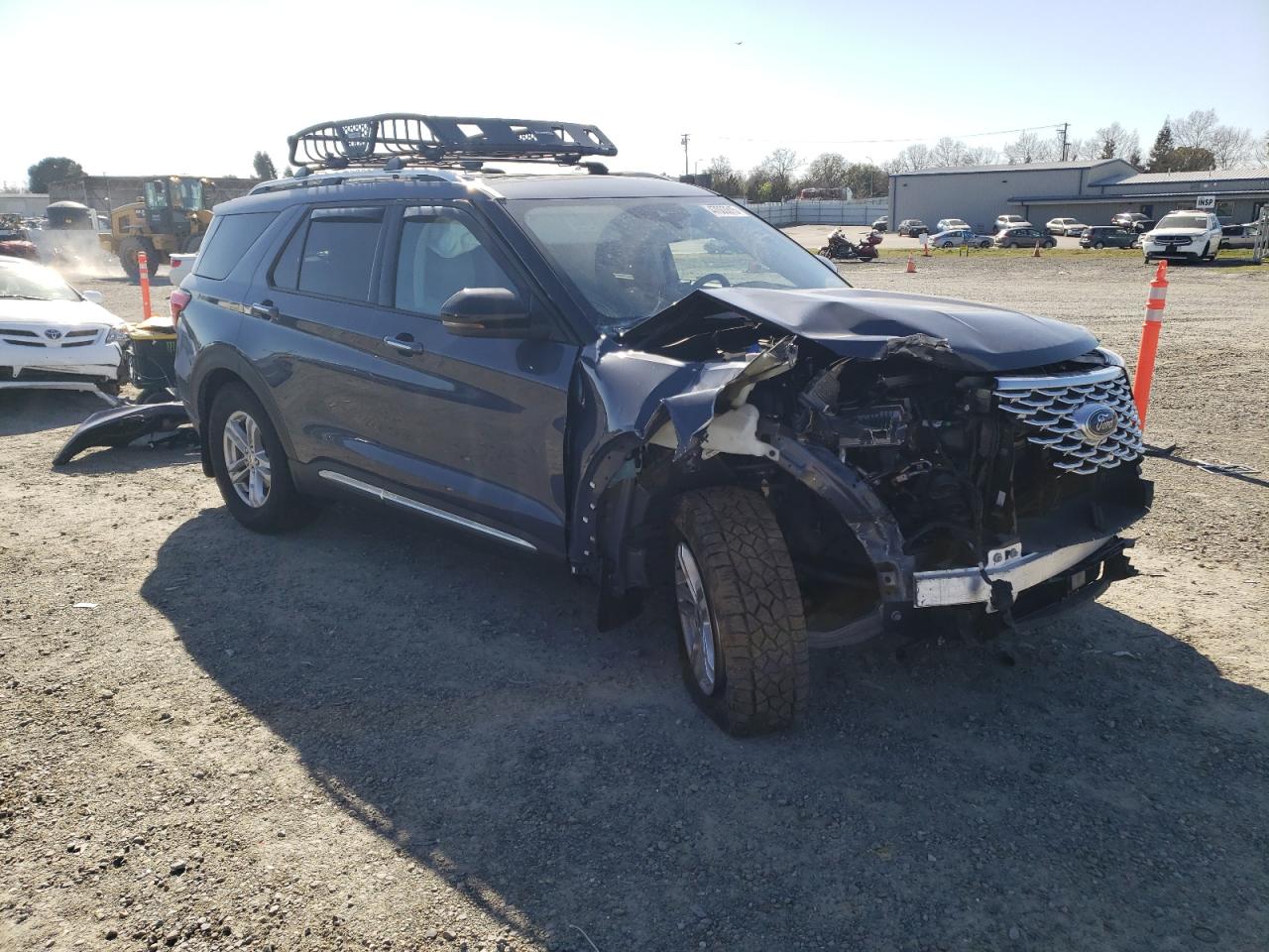2021 Ford Explorer VIN 1FM5K8HC0MGC27274 Copart auction photo, front end damage thumbnail 4