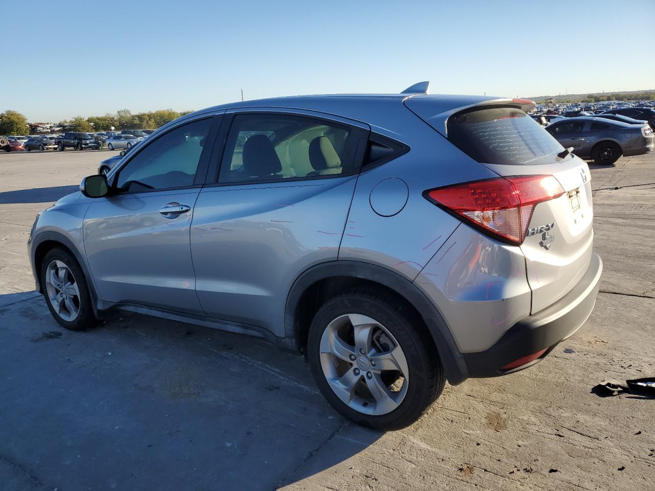 2017 Honda HR-V VIN 3CZRU5H32HG704421 Copart auction photo, side / undercarriage damage thumbnail 2