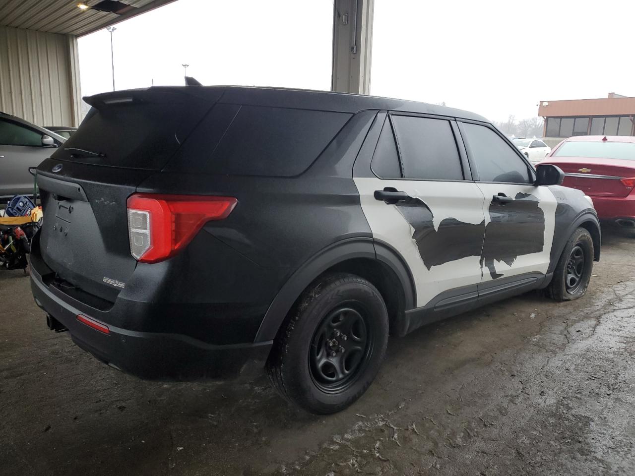 2020 Ford Explorer VIN 1FM5K8AC9LGA55609 Copart auction photo, front end damage thumbnail 3