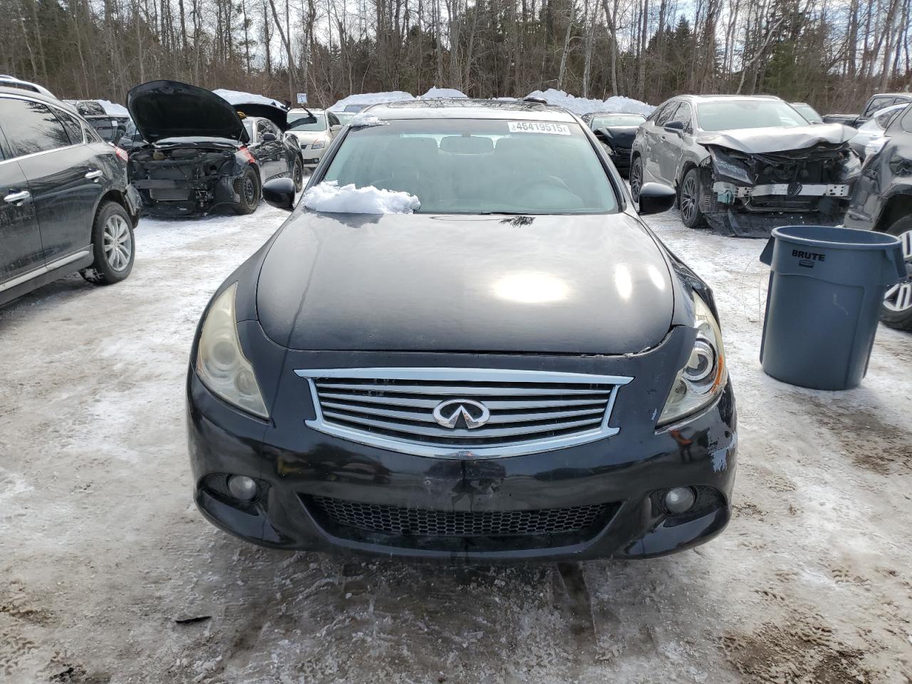 2011 Infiniti G VIN JN1DV6AR0BM652506 Copart auction photo, front end / minor dent/scratches damage thumbnail 5