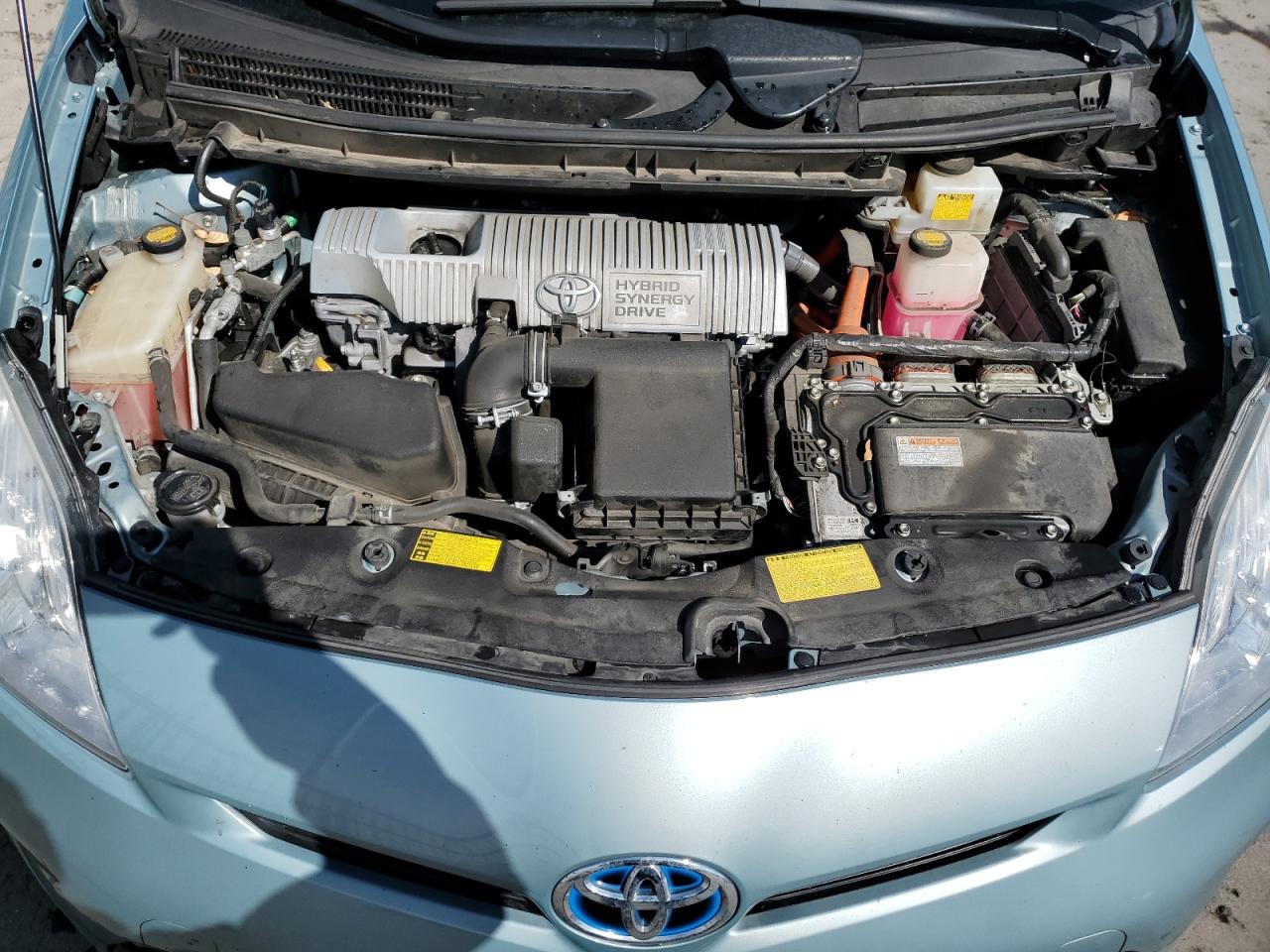 2013 Toyota Prius VIN JTDKN3DU0D5677308 Copart auction photo, rear end damage thumbnail 11