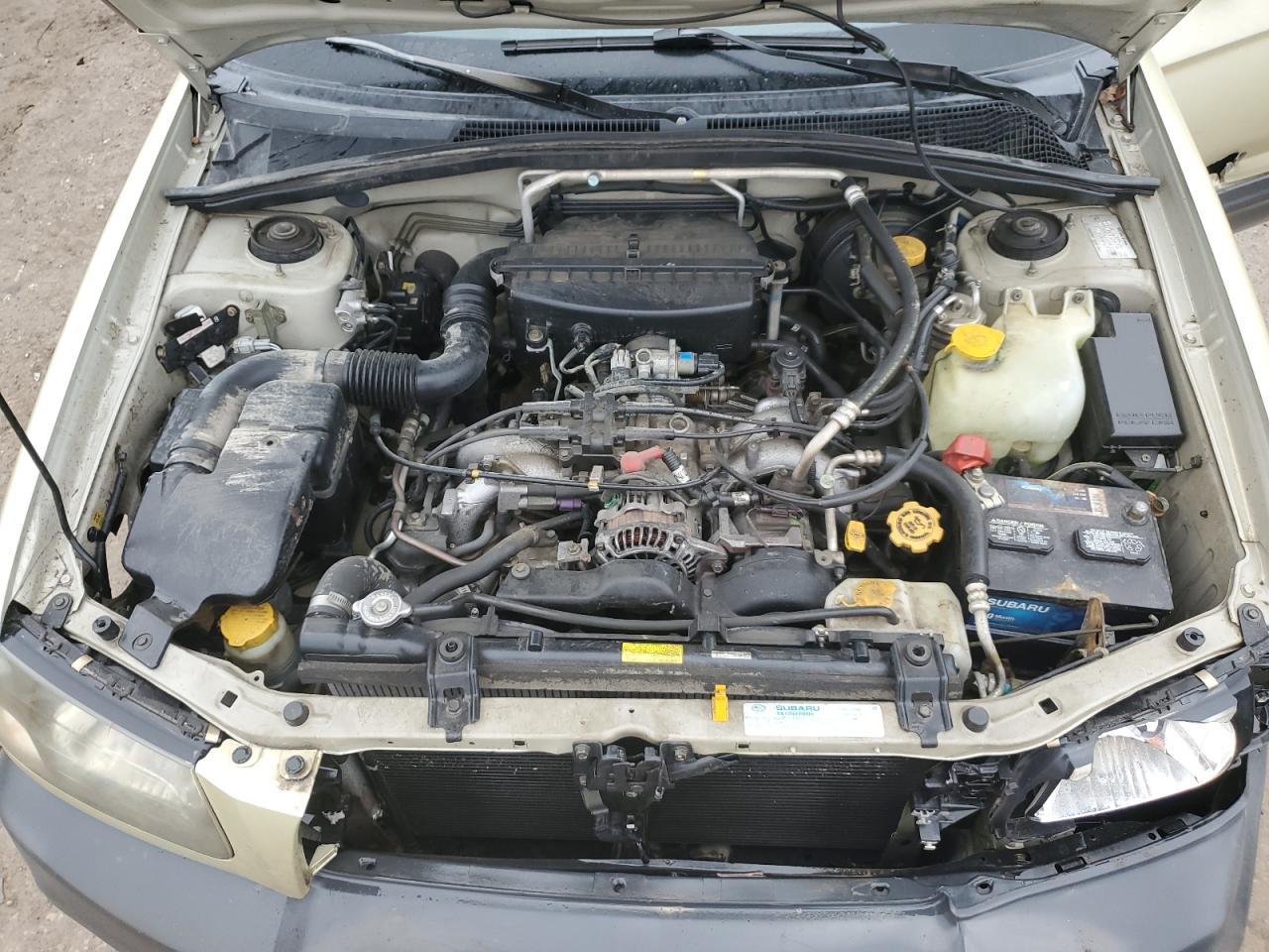 2004 Subaru Forester VIN JF1SG63694H713855 Copart auction photo, rollover damage thumbnail 11