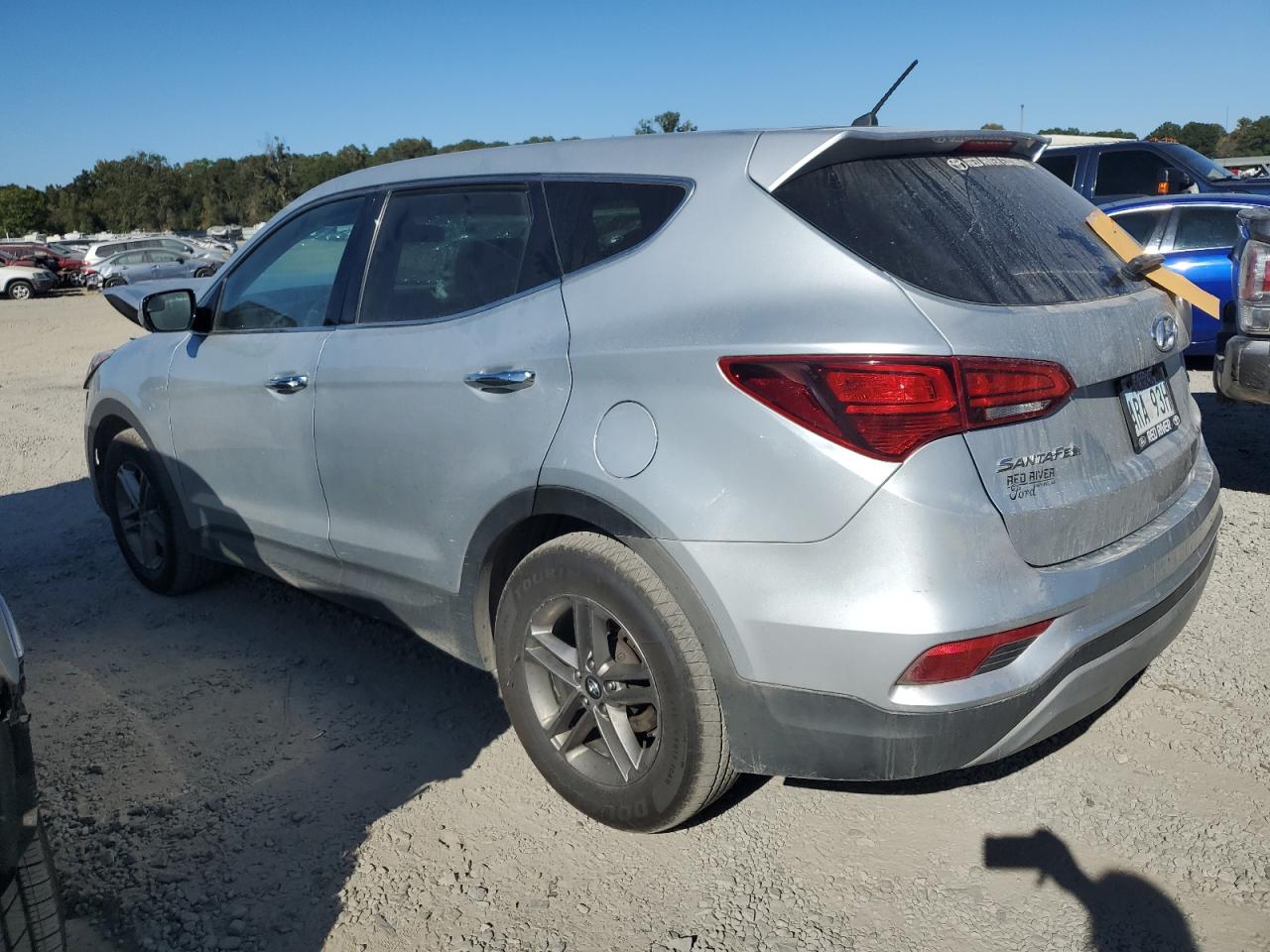 2018 Hyundai Santa Fe VIN 5XYZT3LB1JG563177 Copart auction photo, front end damage thumbnail 2