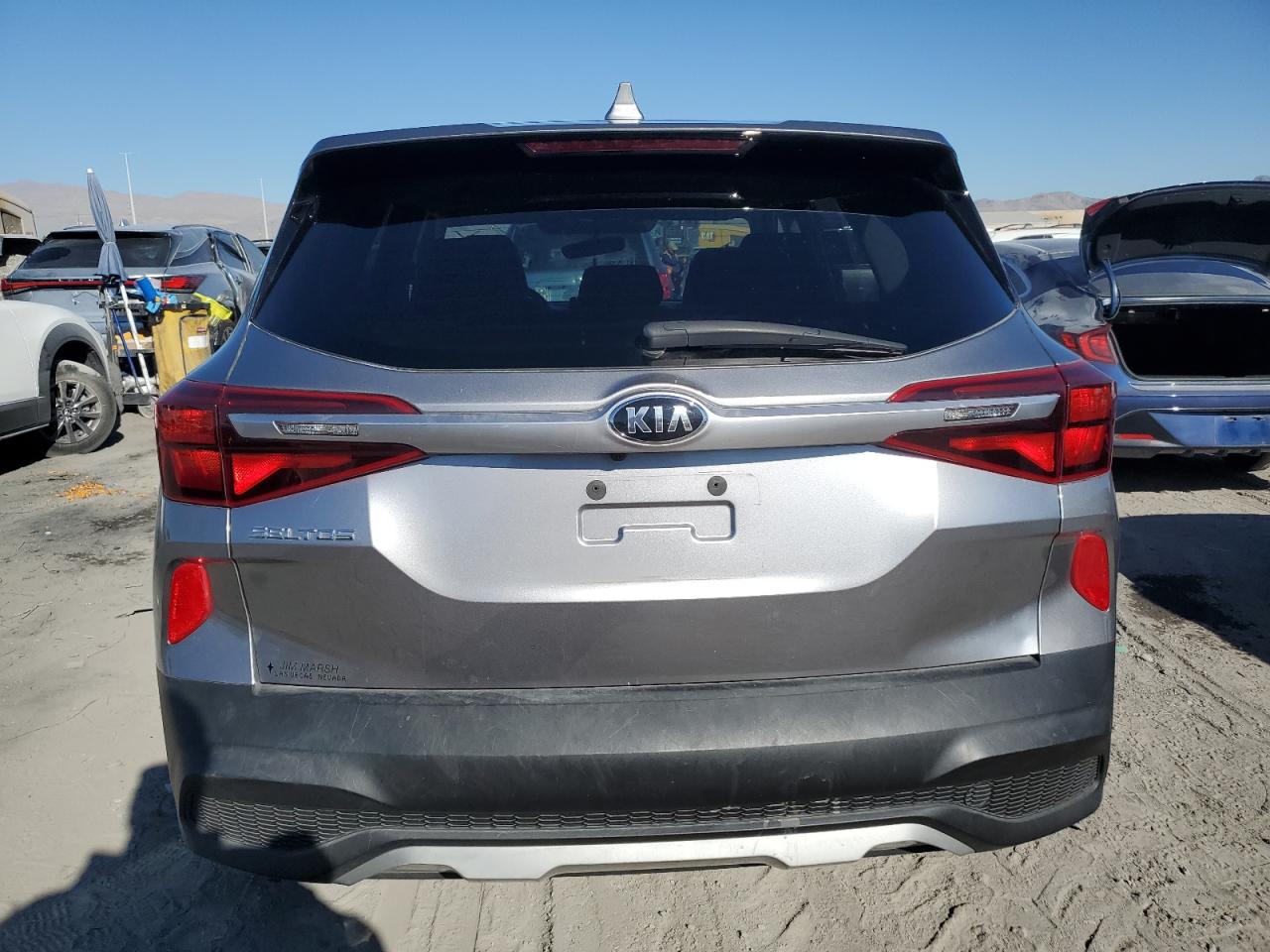 2021 KIA Seltos VIN KNDEPCAA1M7100311 Copart auction photo, front end damage thumbnail 6
