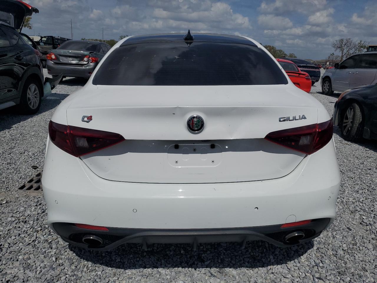 2017 Alfa Romeo Giulia VIN ZARFAEDNXH7538014 Copart auction photo, front end damage thumbnail 6