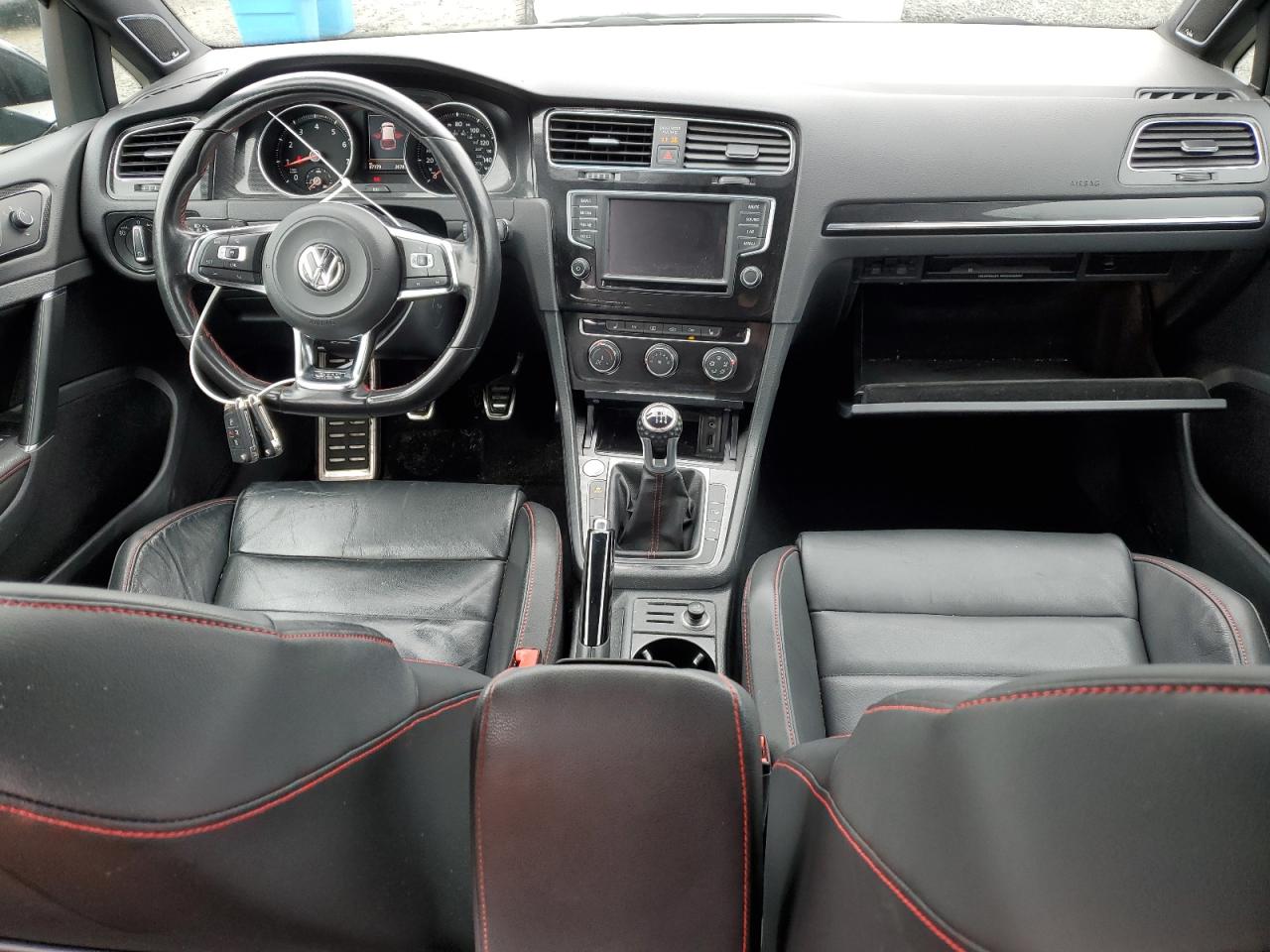 2016 Volkswagen GTI VIN 3VW5T7AU4GM009845 Copart auction photo, rear end damage thumbnail 8