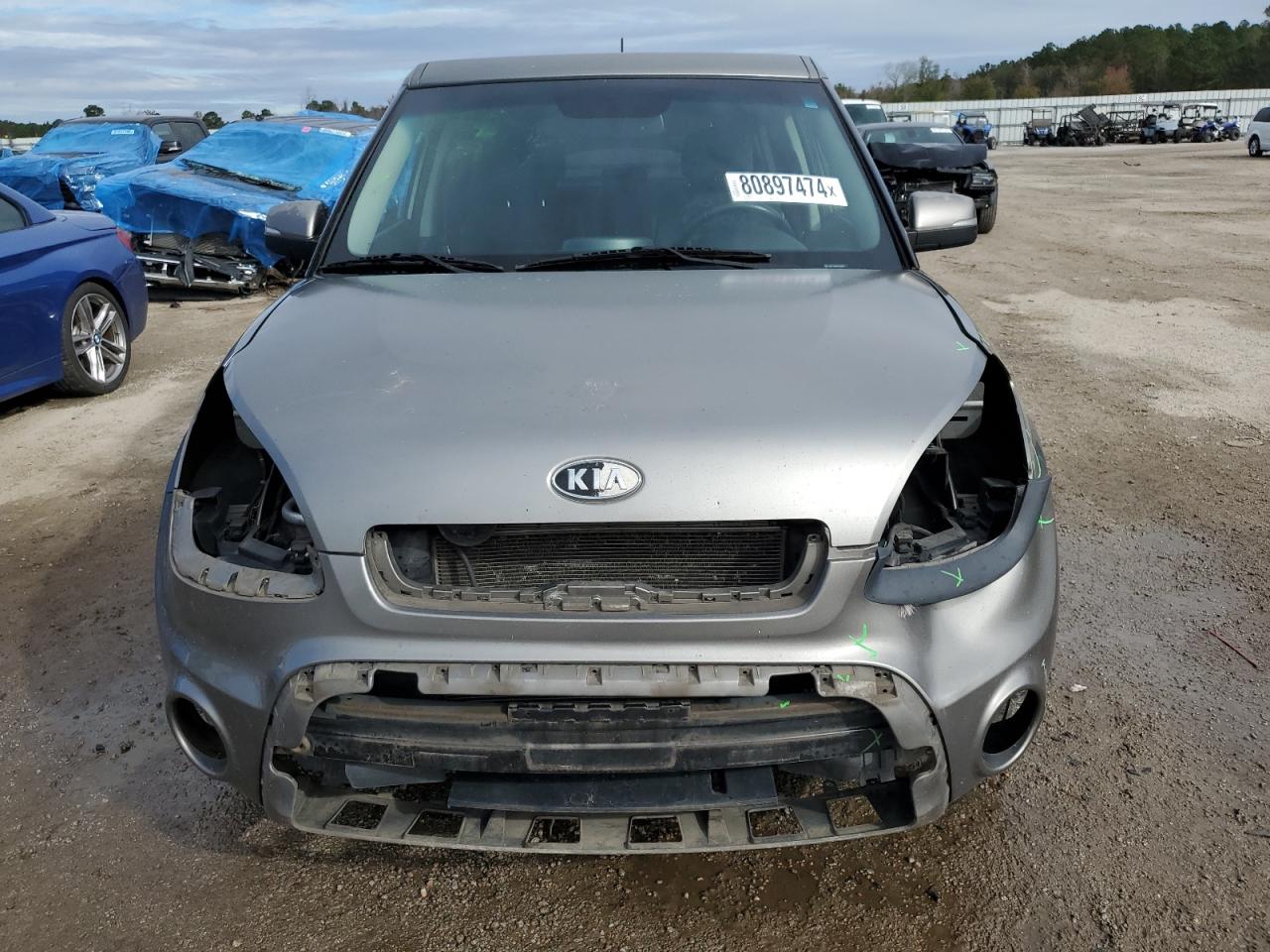 2012 KIA Soul VIN KNDJT2A68C7481198 Copart auction photo, front end damage thumbnail 5