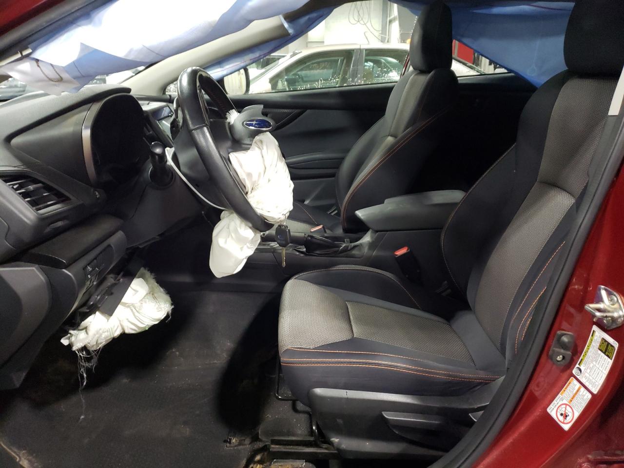 2019 Subaru XV VIN JF2GTADC5K8222992 Copart auction photo, front end / side damage thumbnail 7