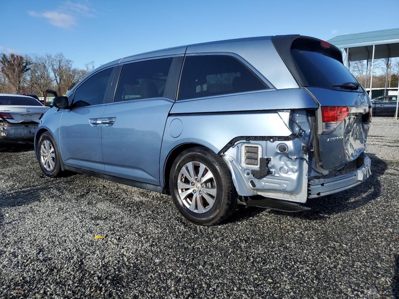 2014 Honda Odyssey VIN 5FNRL5H65EB085026 Copart auction photo, rear end damage thumbnail 2