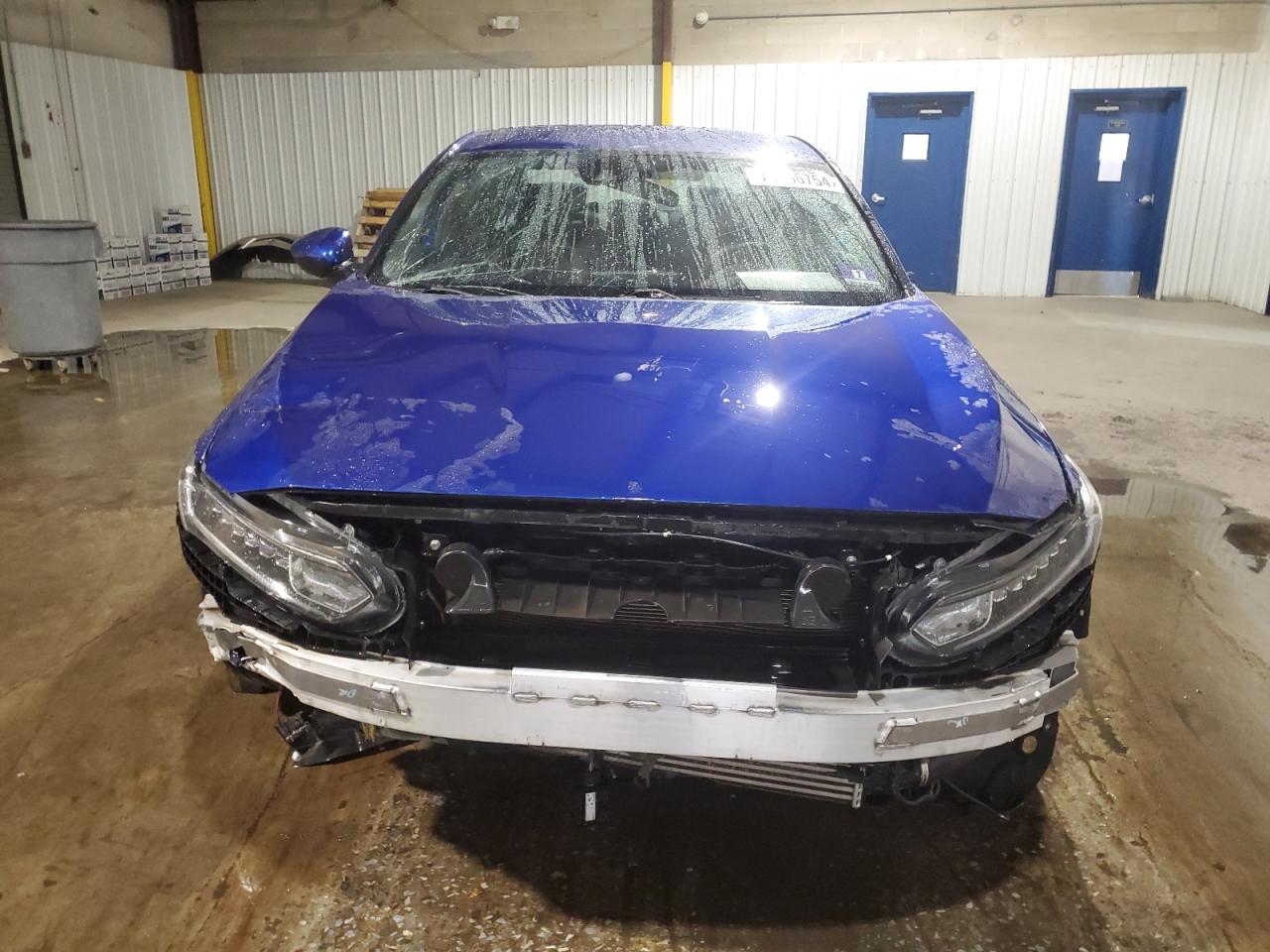 2019 Honda Accord VIN 1HGCV1F3XKA078449 Copart auction photo, side / front end damage thumbnail 5