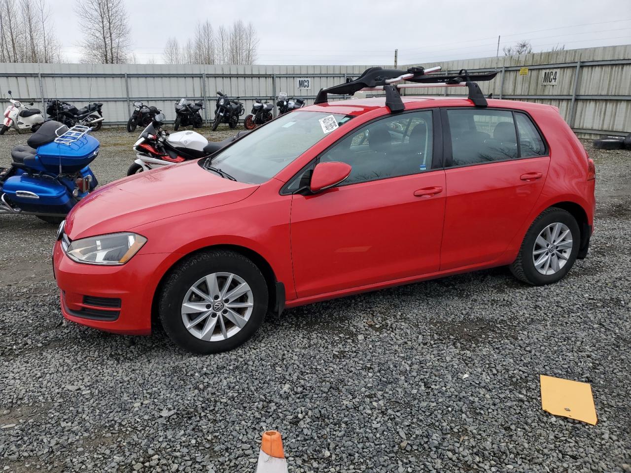 2016 Volkswagen Golf VIN 3VW217AU3GM006606