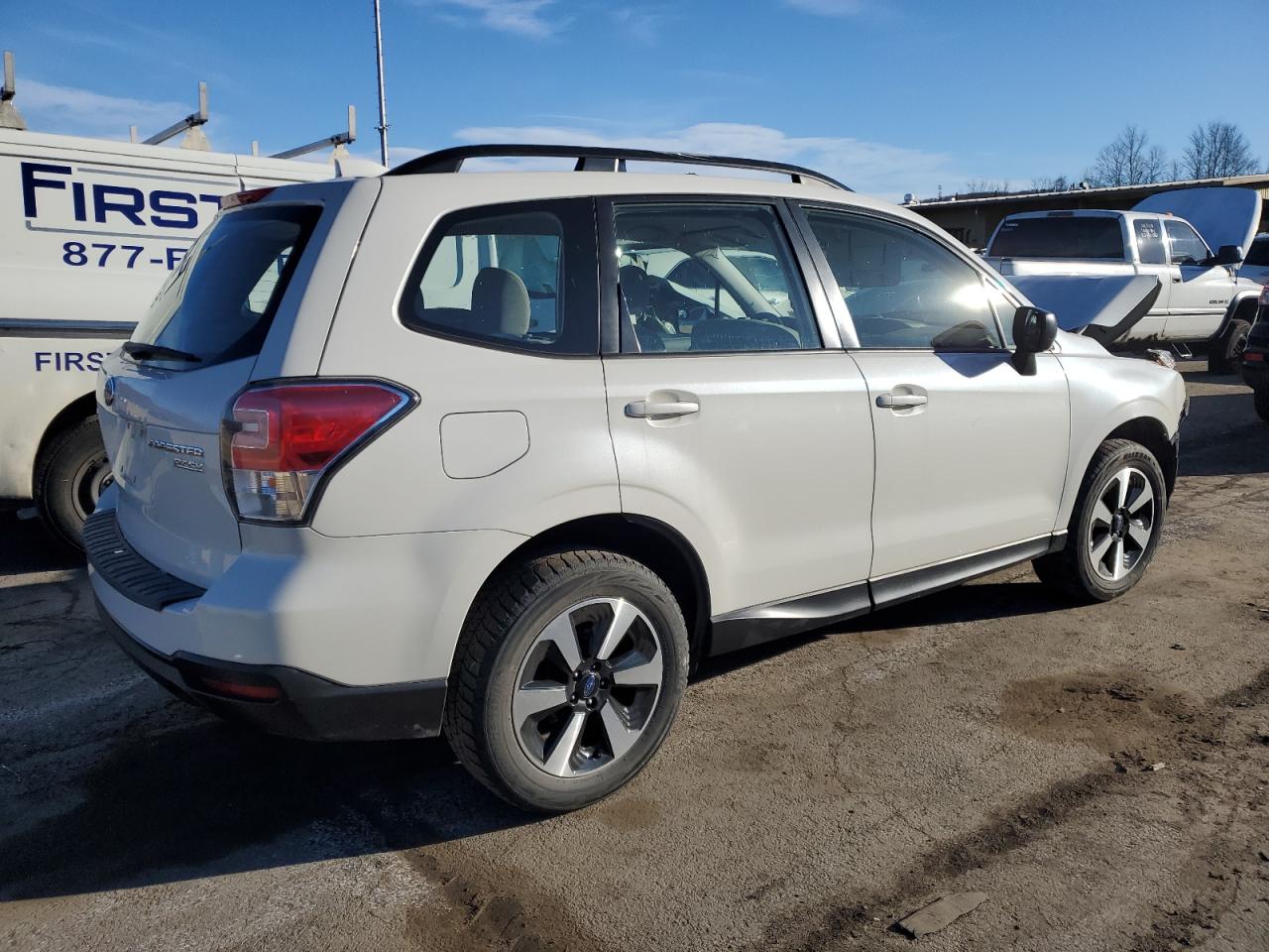 2017 Subaru Forester VIN JF2SJABC6HH542074 Copart auction photo, front end damage thumbnail 3