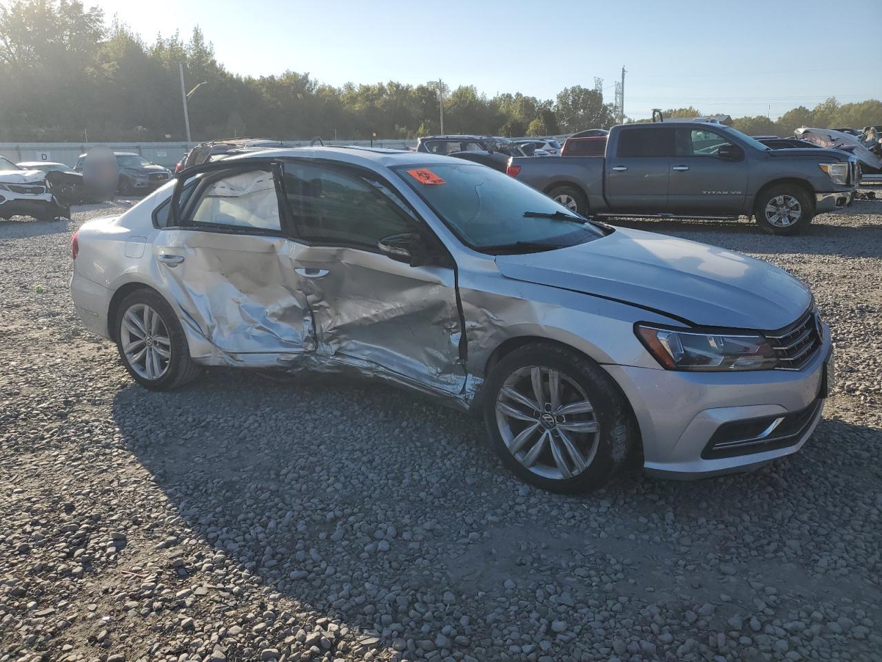 2019 Volkswagen Passat VIN 1VWLA7A36KC012213 Copart auction photo, side damage thumbnail 4