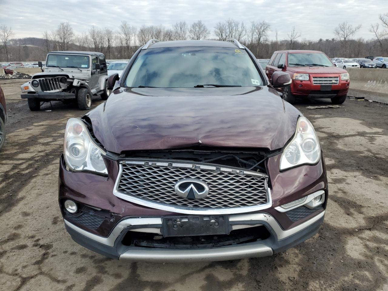 2017 Infiniti QX50 VIN JN1BJ0RR7HM405755 Copart auction photo, all over damage thumbnail 5