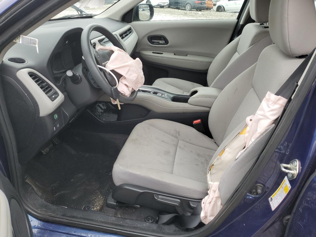 2017 Honda HR-V VIN 3CZRU6H39HG705443 Copart auction photo, front end damage thumbnail 7