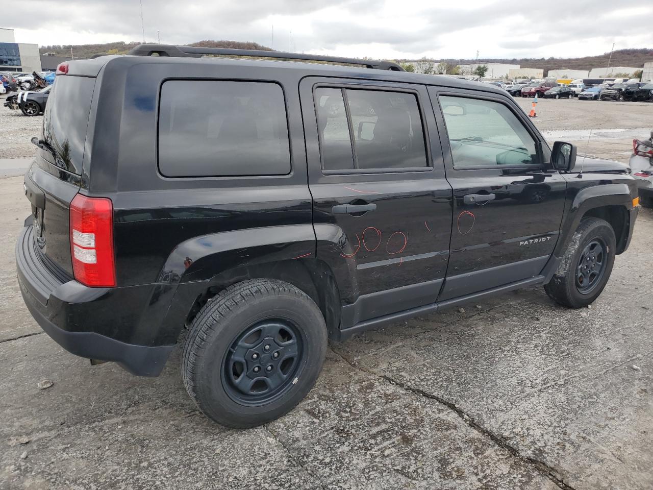 2016 Jeep Liberty (Patriot) VIN 1C4NJPBA2GD787277 Copart auction photo, front end / side damage thumbnail 3