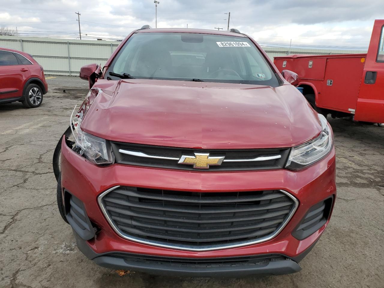 2020 Chevrolet Trax VIN 3GNCJPSB7LL192274 Copart auction photo, front end / undercarriage damage thumbnail 5