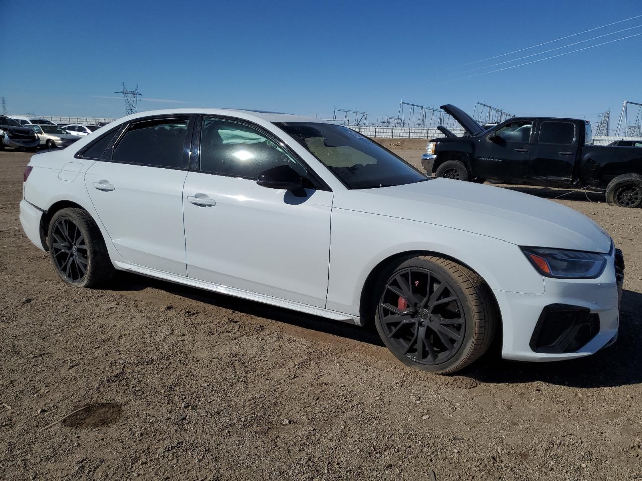 2021 Audi RS4 VIN WAUB4AF46MA065803 Copart auction photo, rear end damage thumbnail 4
