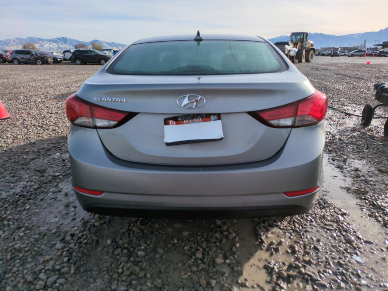 2014 Hyundai Elantra VIN KMHDH4AE4EU175293 Copart auction photo, front end damage thumbnail 6