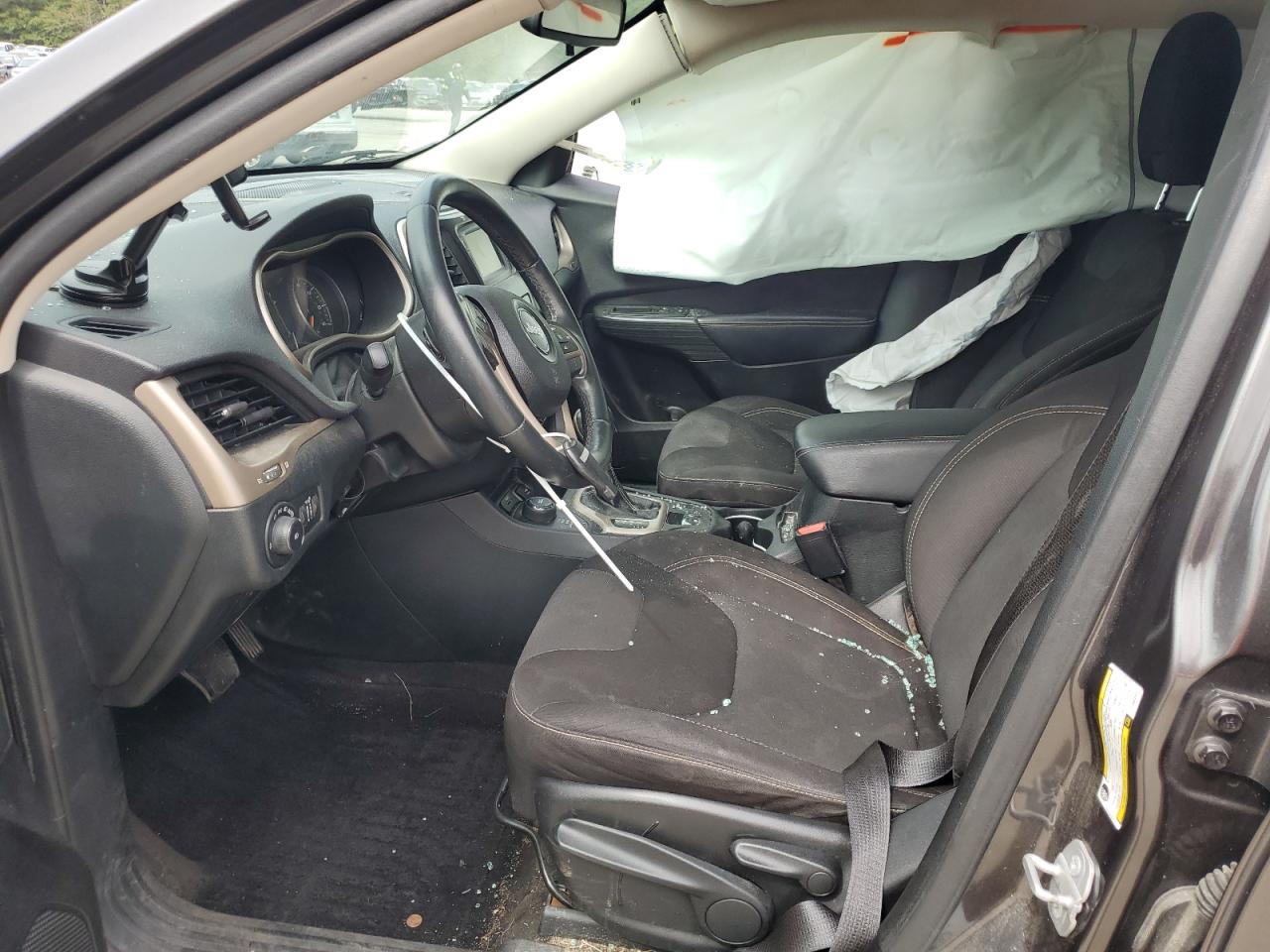 2015 Jeep Grand Cherokee VIN 1C4PJMCB0FW633412 Copart auction photo, side damage thumbnail 7