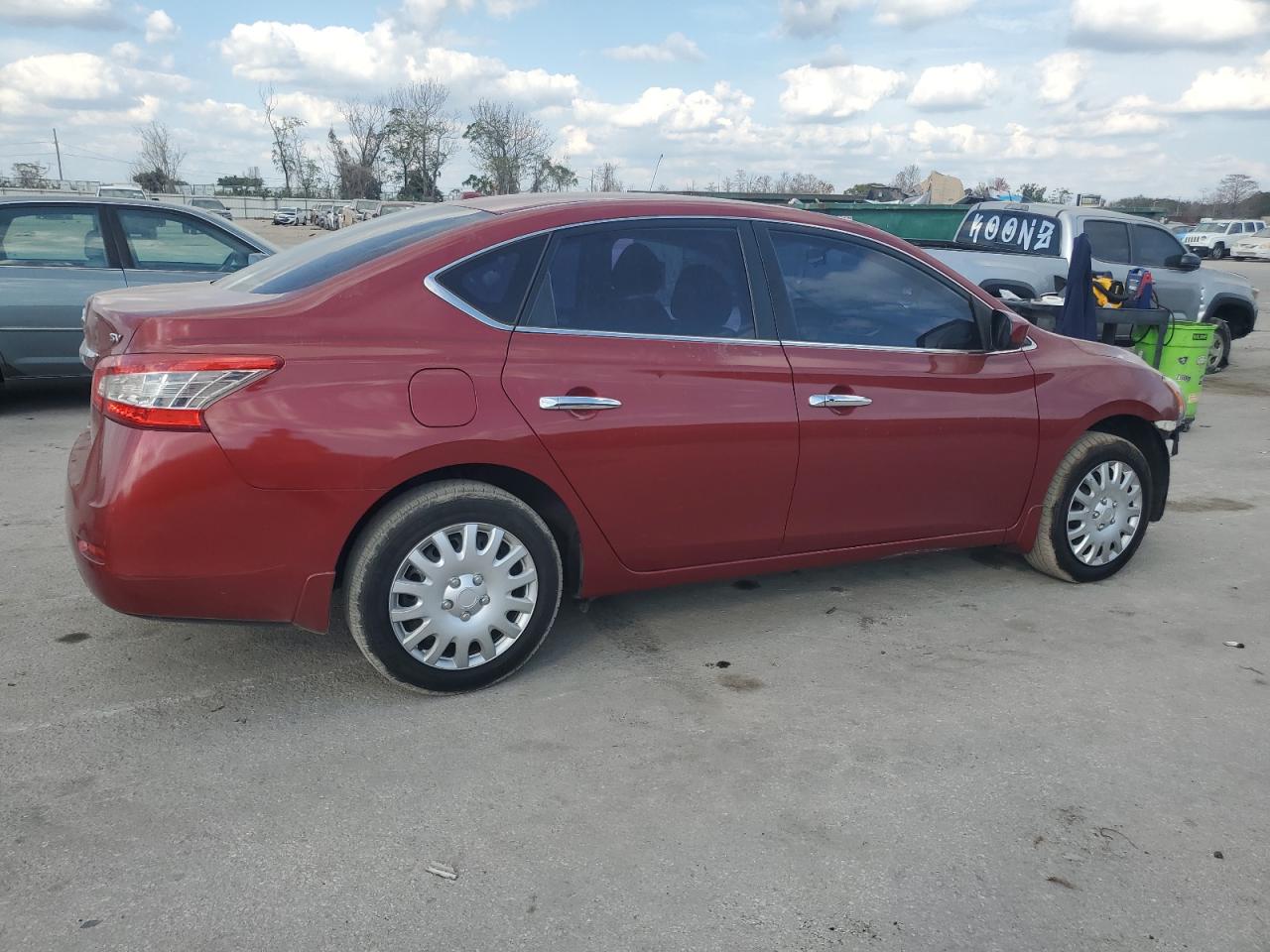 2015 Nissan Sentra VIN 3N1AB7AP6FL678544 Copart auction photo, undercarriage / all over damage thumbnail 3