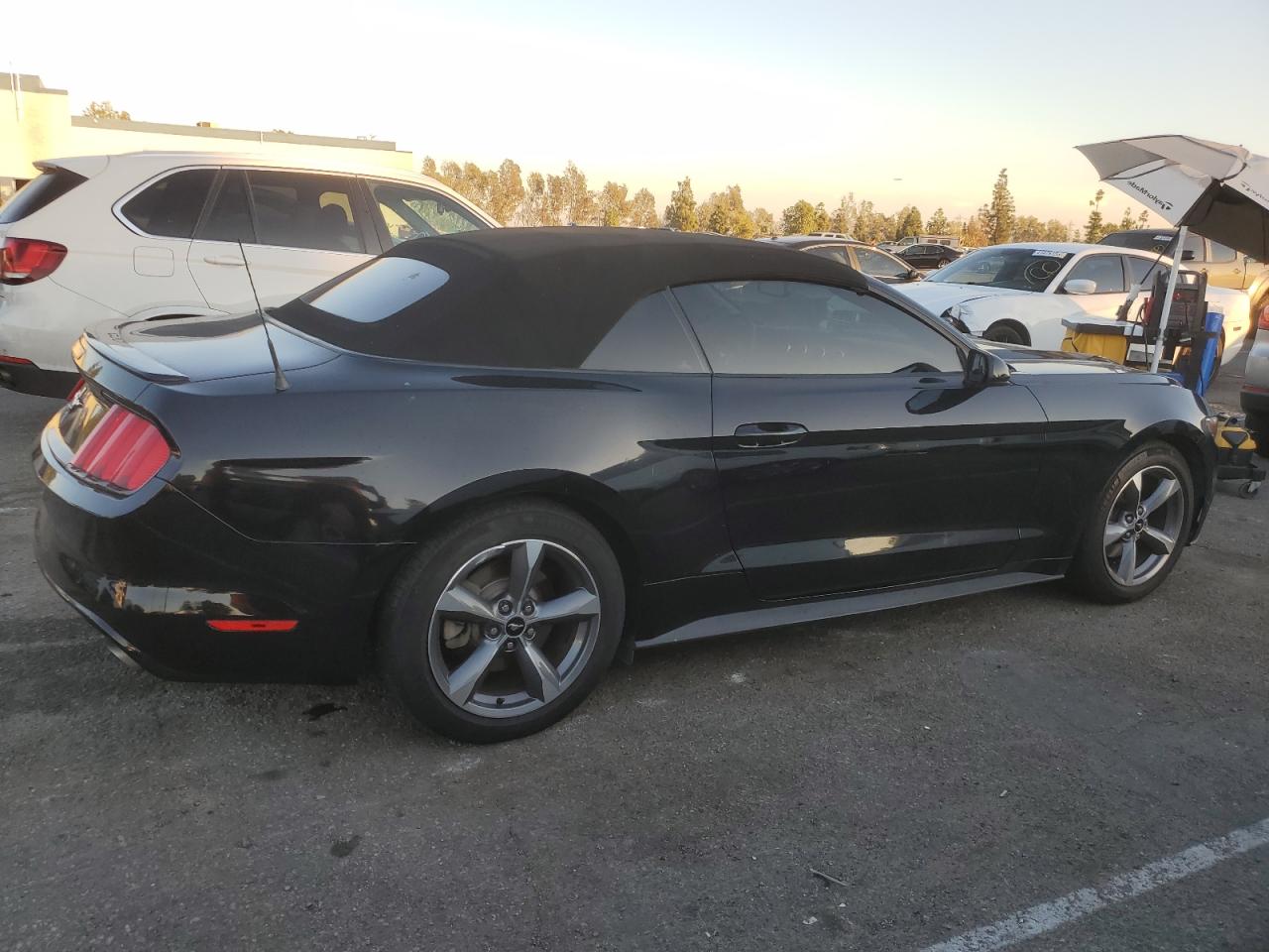 2015 Ford Mustang VIN 1FATP8EM8F5363506 Copart auction photo, side damage thumbnail 3