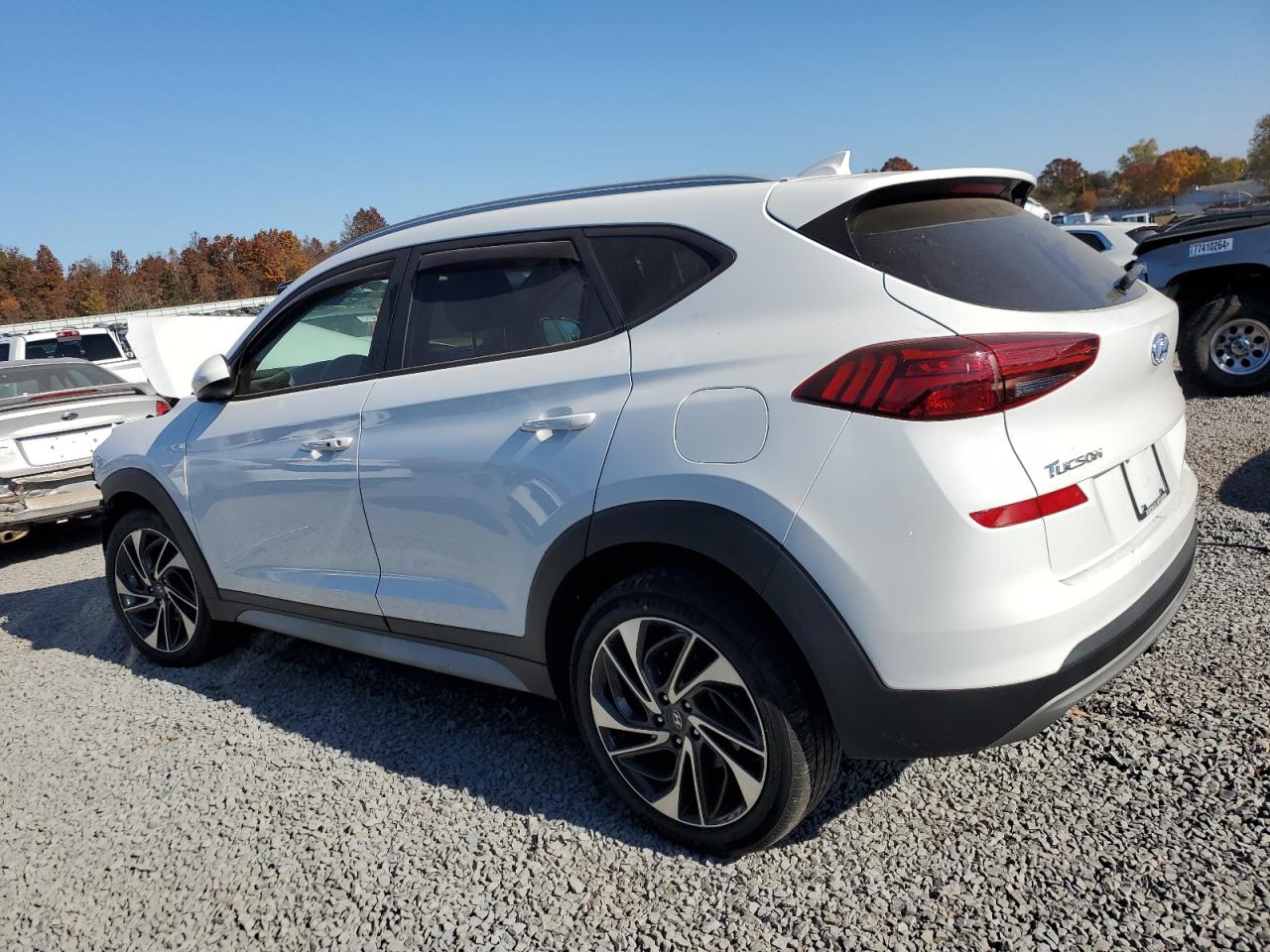 2020 Hyundai Tucson VIN KM8J3CAL8LU241299 Copart auction photo, front end damage thumbnail 2