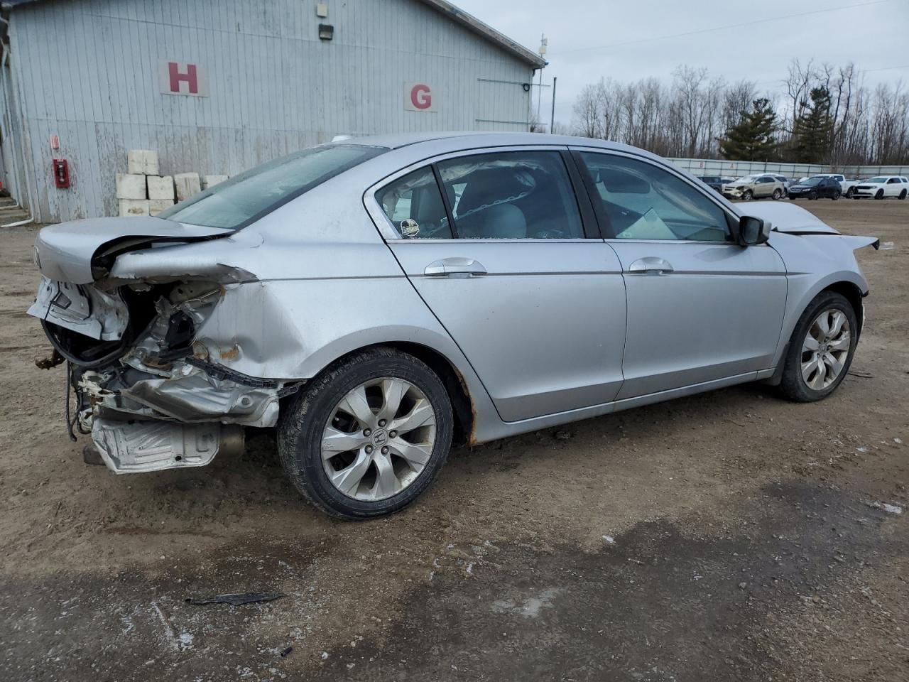2008 Honda Accord VIN 1HGCP268X8A086412 Copart auction photo, front end / rear end damage thumbnail 3
