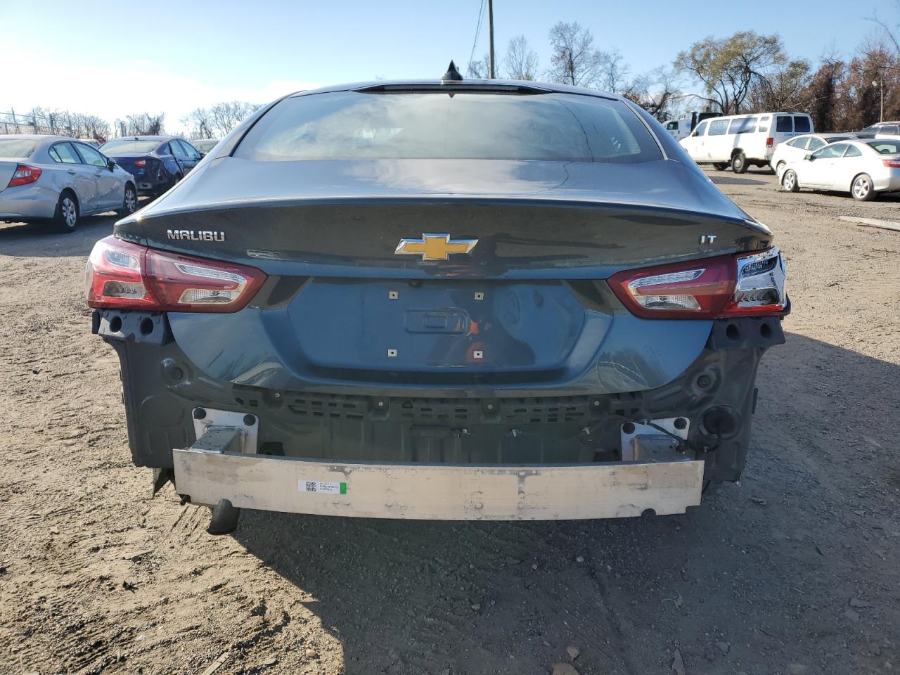 2021 Chevrolet Malibu VIN 1G1ZD5ST7MF018670 Copart auction photo, side / rear end damage thumbnail 6