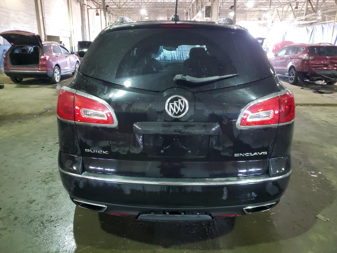 2016 Buick Enclave VIN 5GAKRCKDXGJ347812 Copart auction photo, side / front end damage thumbnail 6